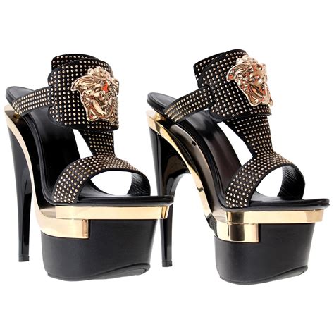 versace 19.69 shoes price|Versace platform heels price.